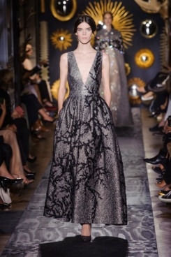 Lace Goes Dark With Valentino's Dramatic Couture