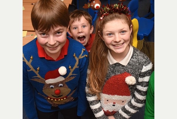 Christmas 2015: School raises money for charity with Christmas jumper day