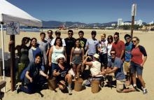 Coastal Cleanup Day Draws Sea of Volunteers To Santa Monica Beaches