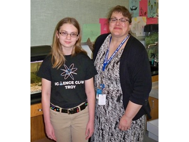 Troy Eighth-Grader Attends 'Introduce a Girl to Engineering Day'