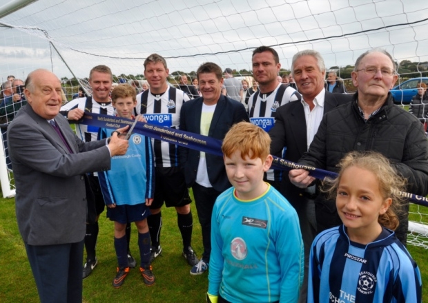 NUFC legends kick off new Seahouses sports facility
