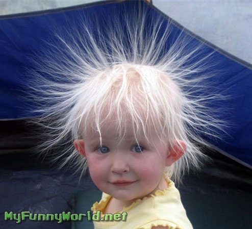 Hair-raising news: Monday is National Static Electricity Day!