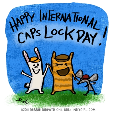 What NATIONAL CAPS LOCK DAY says about American social media