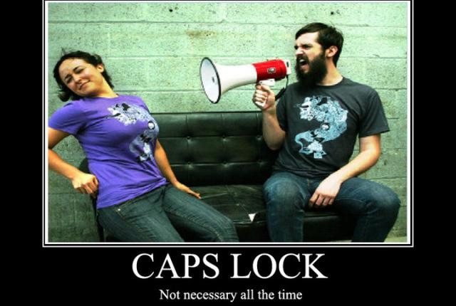 Caps Lock Day is October 22: LET'S CELEBRATE