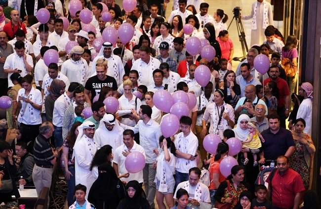 Walkathon held in Dubai Mall to support rights of people with Down syndrome