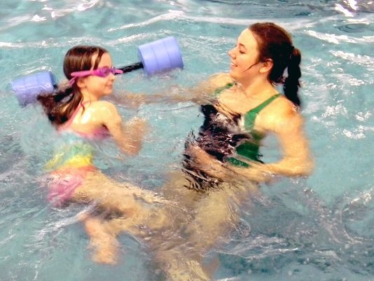 Second-graders get free lesson on how to swim