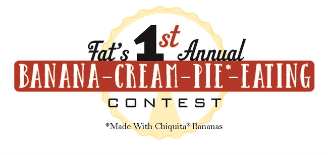 Fat's Restaurants to host its inaugural banana cream pie eating contest