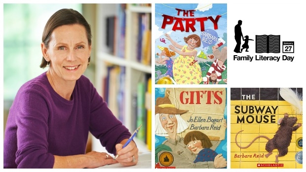 Barbara Reid shares her favourite books for Family Literacy Day