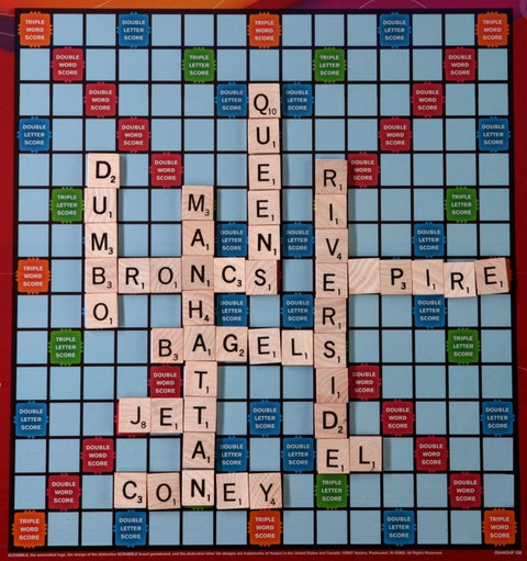 From the 'Broncs' to 'Coney,' New York as a Scrabble Board
