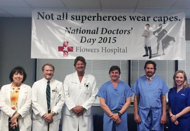 Flowers Hospital Celebrates Doctors Day