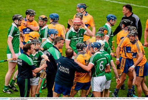 Limerick hold nerve to deny Clare in feisty Munster championship encounter