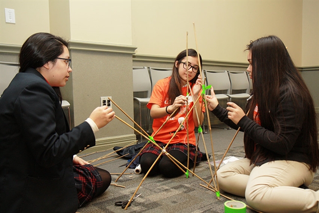 Girls Explore STEM Careers, Receive Encouragement from TI Staff