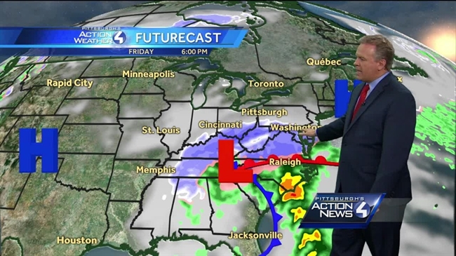 Pittsburgh's Action Weather: Tracking the Nor'easter