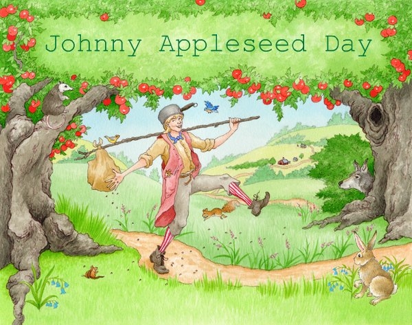 Students honor Johnny Appleseed at Our Lady of Victory School