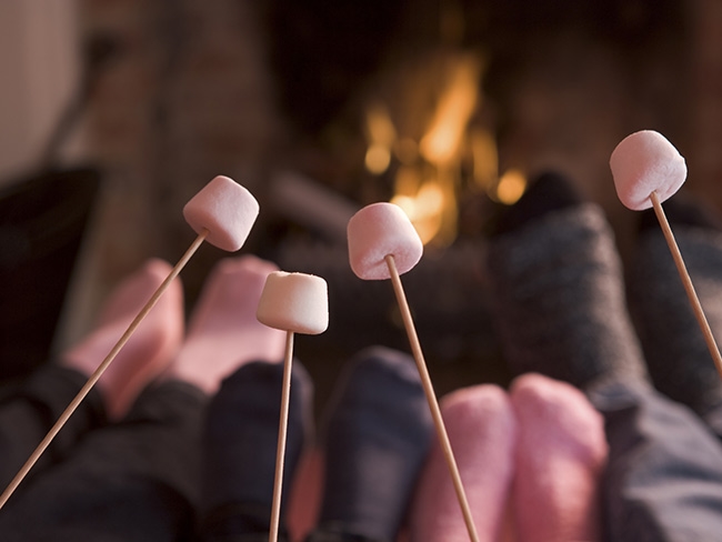 Celebrate Toasted Marshmallow Day with these Irish cream dipped marshmallows