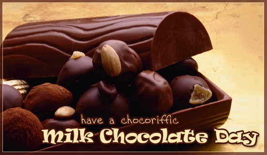 Indulge, Today Is National Milk Chocolate Day