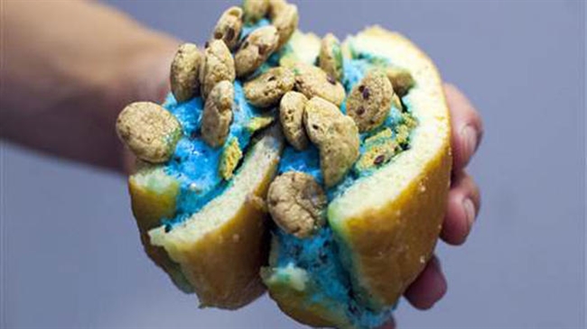 Hybrid doughnut puts new spin on ice cream sandwich