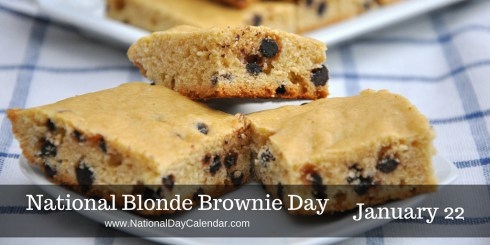 Today Is: National Blonde Brownie Day