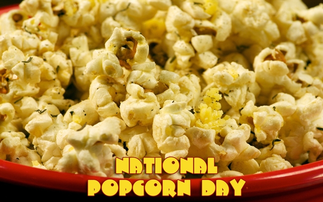 Gourmet Popcorn for National Popcorn Day at Garrett Popcorn Shop
