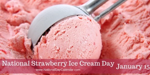 Today Is: Strawberry Ice Cream Day