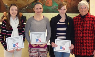 DAR Essay Contest winners recognized at board meeting