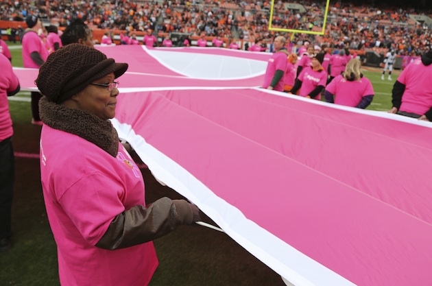 NFL's breast cancer awareness month more about style than substance