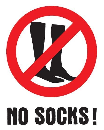 Get your socks off – It's No Socks Day