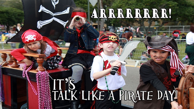 International Talk Like a Pirate Day & Bay Area freebies