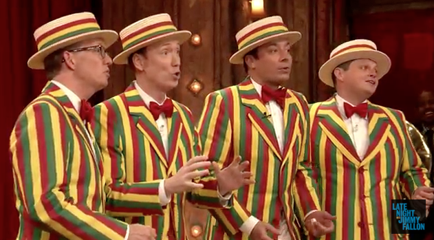 And Now Jimmy Fallon's Barbershop Quartet Singing 'I Wanna Sex You Up' Because ...