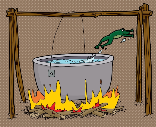 Stop Saying Humans Are Like 'Slowly Boiling Frogs'