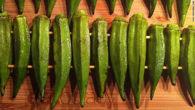 Okra - in season and 'snot just for frying