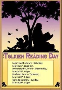 Queensland fans come celebrate Tolkien Reading Day!