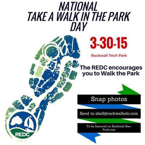 Head to Rockwall Technology Park for 'Take A Walk in the Park Day'