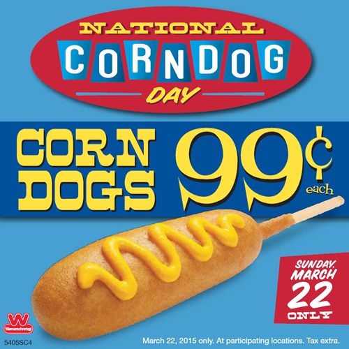 Wienerschnitzel Celebrates National Corn Dog Day